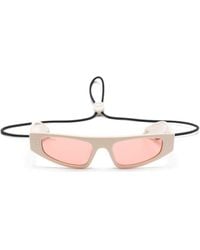 Gucci - Cat-Eye-Sonnenbrille mit Logo - Lyst
