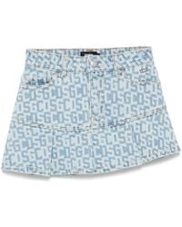 Gcds - Mini-Rok Met Monogram - Lyst
