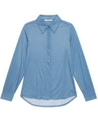 Maliparmi - Geometric-Print Collared Shirt - Lyst