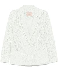 Twinset - Lace Blazer - Lyst
