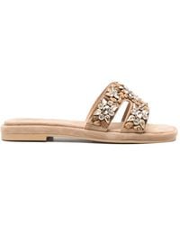 Alma En Pena. - Embellished Sandals - Lyst