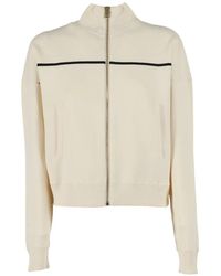 Max Mara - Vampata Stripe Zip Cardigan - Lyst