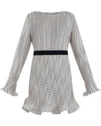 SIMONA CORSELLINI - Vestido corto con motivo de lunares - Lyst