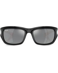 Ray-Ban - Gradient-Lenses Rectangle-Frame Sunglasses - Lyst