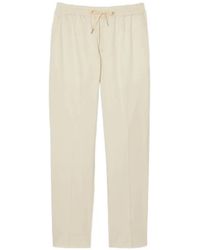 Sandro - Straight Broek Met Trekkoord - Lyst