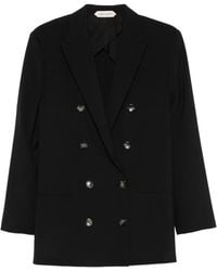 Alberta Ferretti - Double-Breasted Blazer - Lyst