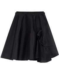 MSGM - Pleated Mini Skirt - Lyst