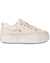 Fila - Sandblast Logo-Embroidered Sneakers - Lyst