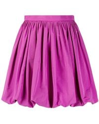 Valentino Garavani - Pleated Bubble Hem Skirt - Lyst