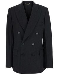 Victoria Beckham - Double-Breasted Wool Blazer - Lyst