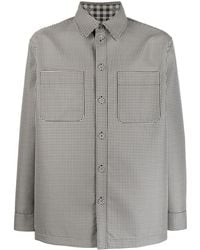 Fendi - Reversible Houndstooth-Check Jacket - Lyst