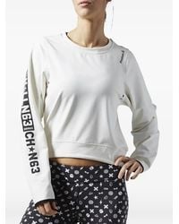 Reebok - Long-Sleeve Crew-Neck Sweatshirt - Lyst