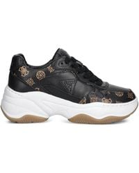 Guess - Zapatillas bajas con logo estampado - Lyst