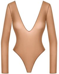 Maison Close - French Kiss Light Body Met Open Rug En Lange Mouwen - Lyst