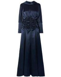 Violante Nessi - Backless Ruched Maxi Dress - Lyst