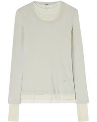 Jil Sander - Layered Long-Sleeve T-Shirt With Unique Design - Lyst