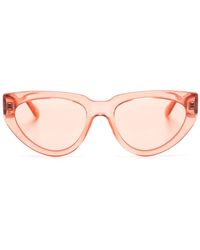 Karl Lagerfeld - Logo-print Cat-eye Sunglasses - Lyst
