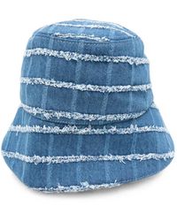 Bonsai - Check-Pattern Frayed Bucket Hat - Lyst