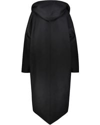 コート ALEXANDRE VAUTHIER Black wool blend coat (233COA1952 BLACK) Alexandre Vauthier Coat in White | Lyst