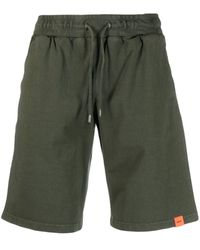 Aspesi - Logo-patch Drawstring-waistband Shorts - Lyst