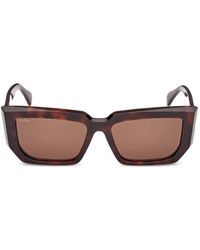 Max Mara Eyewear - Geometric-Frame Sunglasses - Lyst