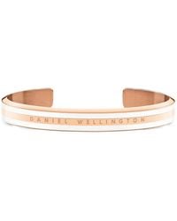 Daniel Wellington - Emalie Logo-Engraved Striped Cuff Bracelet - Lyst