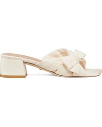 Stuart Weitzman - Sofia Sandalen Mit Schleife 45Mm - Lyst