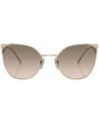 Prada - Logo Cat-Eye Frame Sunglasses - Lyst