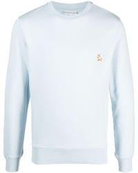 Maison Kitsuné - Sweatshirt mit Fuchs-Applikation - Lyst