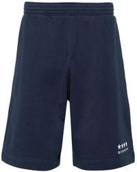 Givenchy - Logo-Print Cotton Shorts - Lyst