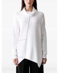 Joseph Ribkoff - Cowl Neck Studded Asymmetric Sweater - Lyst