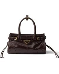 Prada - Mini Bonnie Leather Tote Bag - Lyst