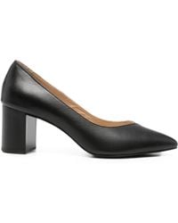 SERGIO MORETTI FIRENZE - Pointed-Toe Block-Heel Pumps - Lyst