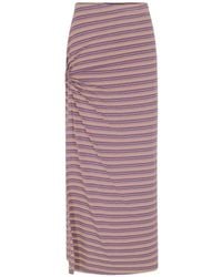 Rabanne - Long Piercing Skirt - Lyst