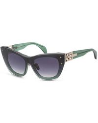 Bugatti - Cat-Eye Frame Logo-Plaque Sunglasses - Lyst