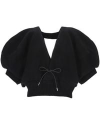 Sacai - Blouse À Col V - Lyst