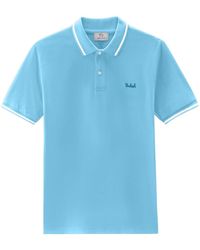 Woolrich - Monterey Cotton-blend Polo Shirt - Lyst