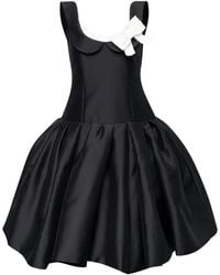 ShuShu/Tong - Bow-Detail Pleated Dress - Lyst