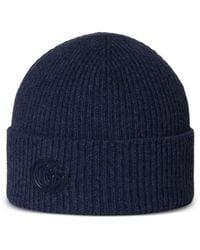 Gucci - Cashmere Hat With Patch - Lyst