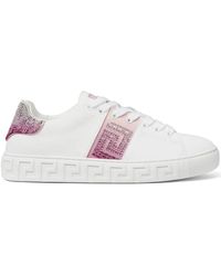 Versace - Sneakers Greca Con Cristalli - Lyst
