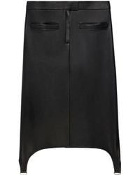 Courreges - Leren Midi-Rok - Lyst