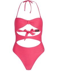 Karl Lagerfeld - Gerippter Rio Badeanzug - Lyst