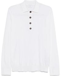 Eleventy - Long-Sleeve Polo Shirt - Lyst