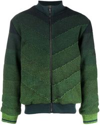 Missoni - Gradient-effect Knitted Bomber Jacket - Lyst