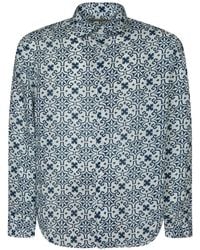 Peninsula - Geometric-Print Long-Sleeve Shirt - Lyst
