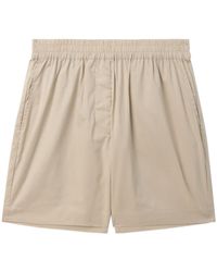 Herskind - Elasticated-waist Cotton Shorts - Lyst