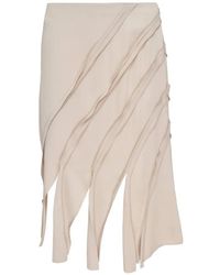 Club21 - Daisy Diagonal-Stripe Skirt - Lyst