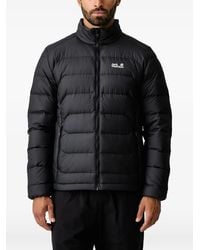 Jack Wolfskin - Wild Pass Down Logo-Print Quilted Jacket - Lyst