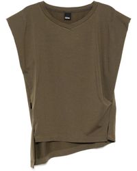GDeL by gaze de lin - T-Shirt Smanicata Con Scollo A V - Lyst