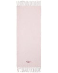 DIESEL - Sciarpa S-Imon Oval-D Con Frange - Lyst